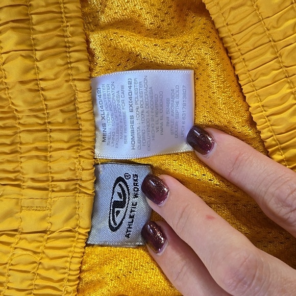 Athletic Works Bright Yellow Lightweight Jogger Sweatpants - Picture 7 of 8